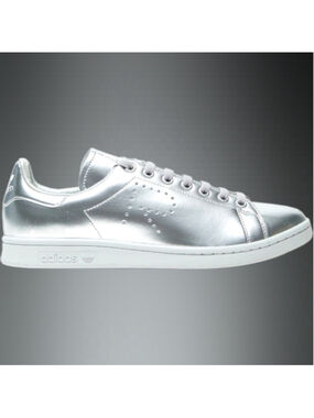 RAF Simons X Adidas Silver Stan Smith Sneakers Size Men's US 5.5/ EU 38